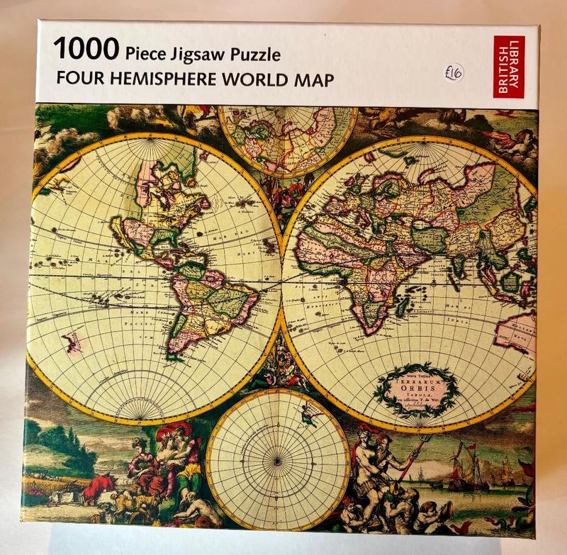 'World Map' 1000 Piece Jigsaw