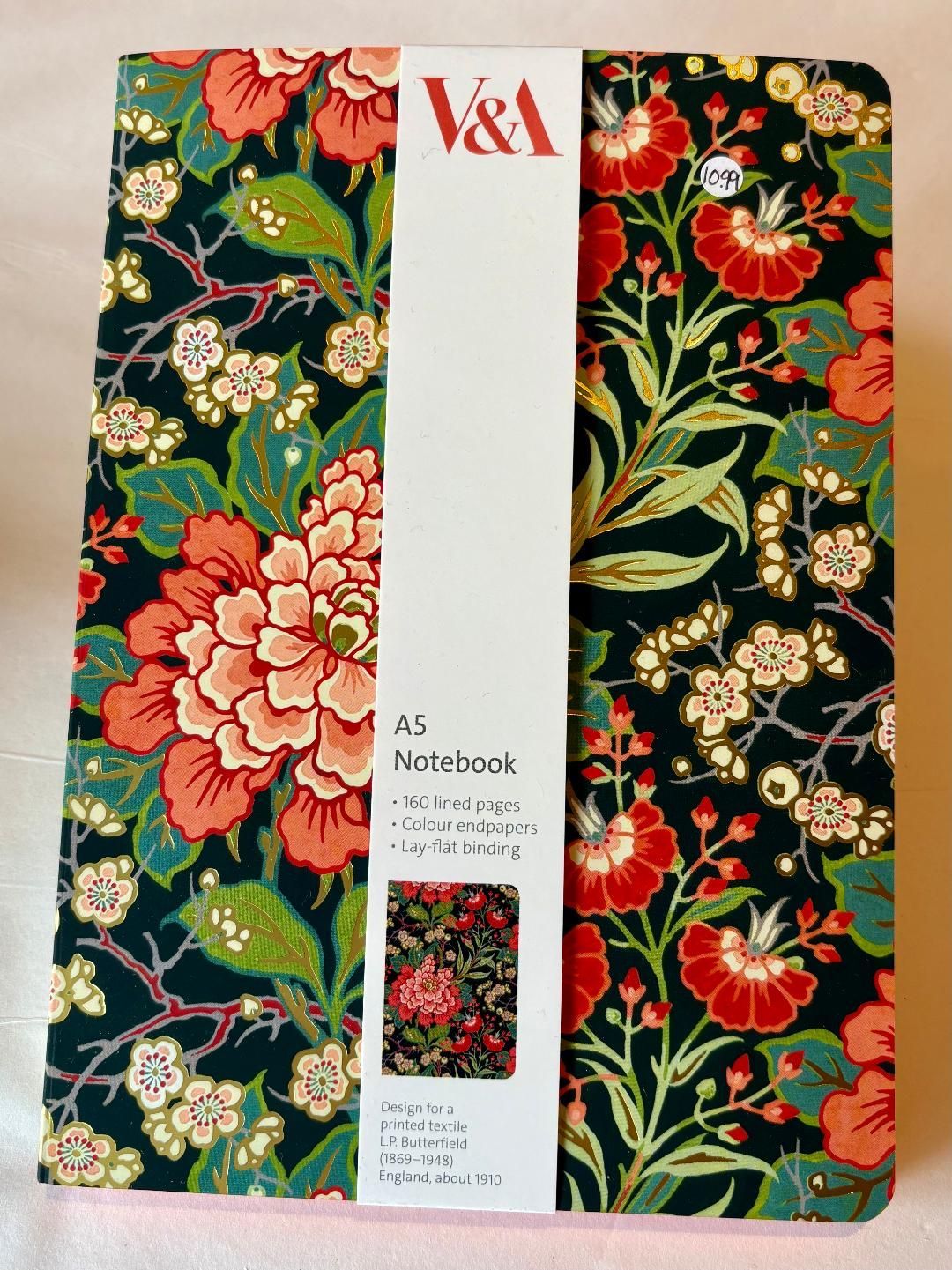 'V&A/Butterfield' A5 Notebook