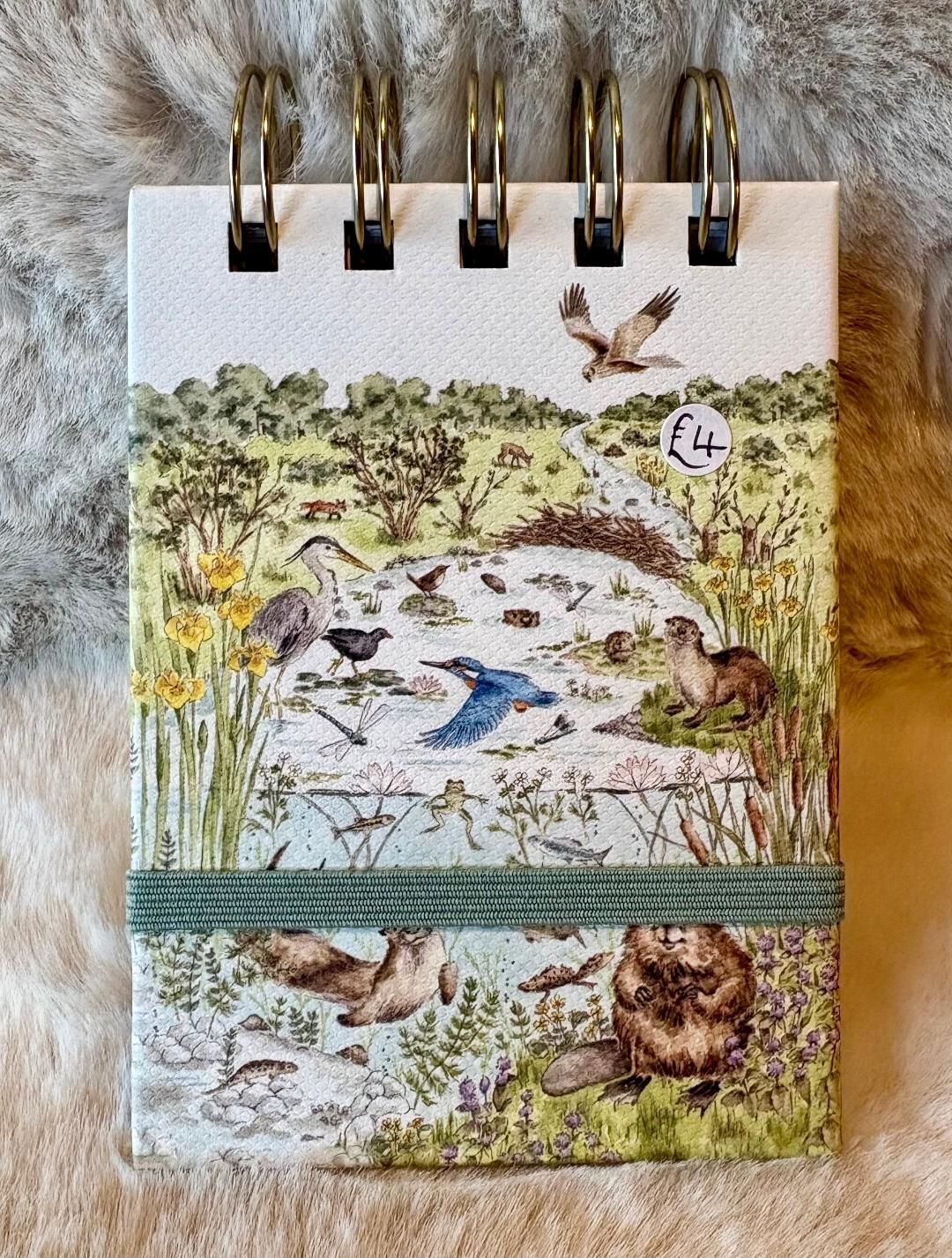'Wetland' Mini Doodle Notepad