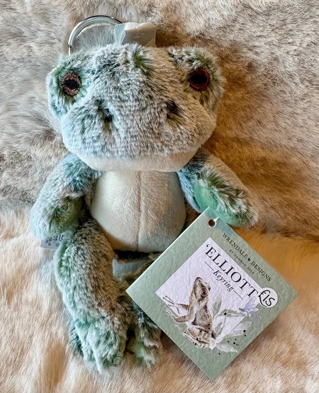 Wrendale 'Elliott Frog' Keyring