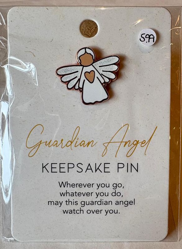 'Guardian Angel' Keepsake Pin Badge