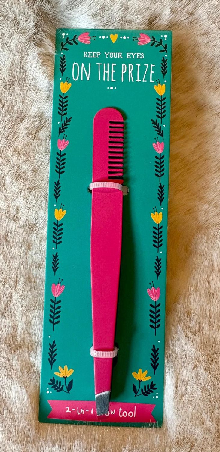 Pink '2 in 1 Brow Tool'