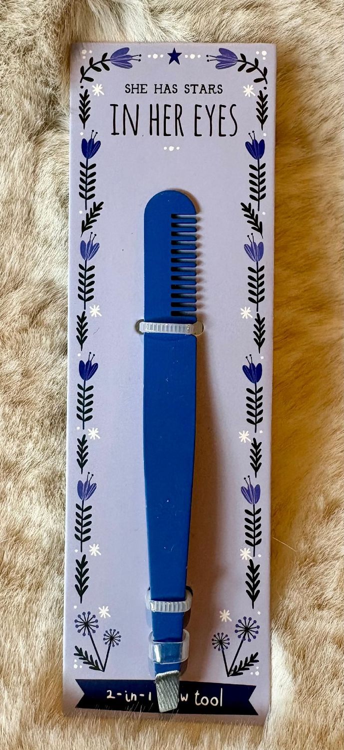Blue '2 in 1 Brow Tool'