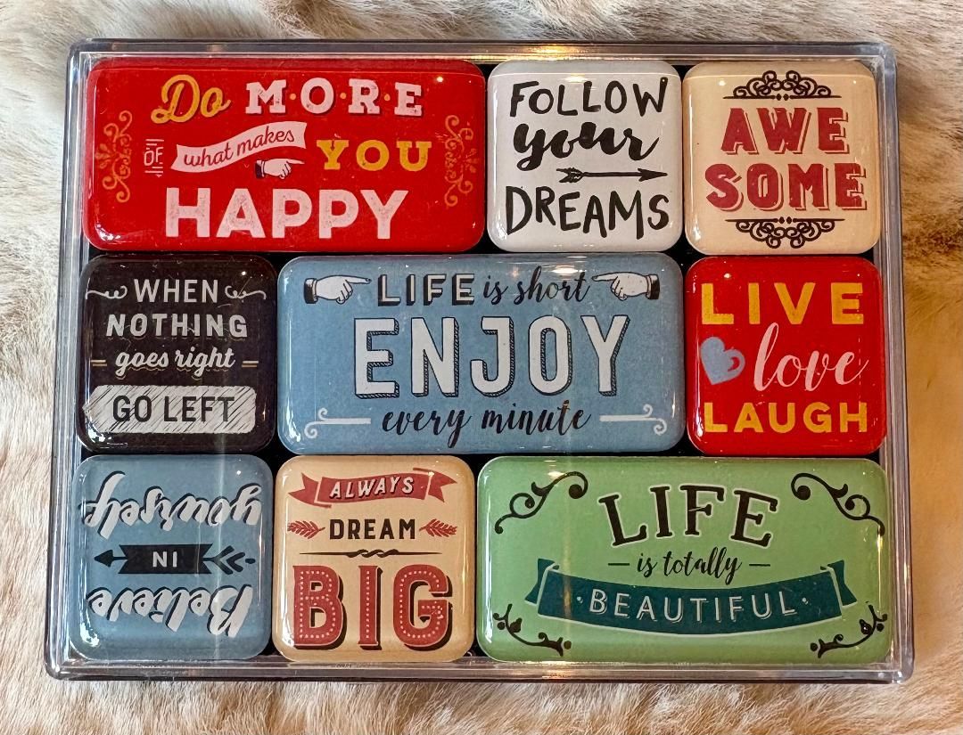'Positivity' Box/9 Magnets