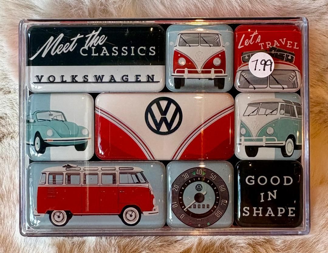 'Volkswagen' Box/9 Magnets