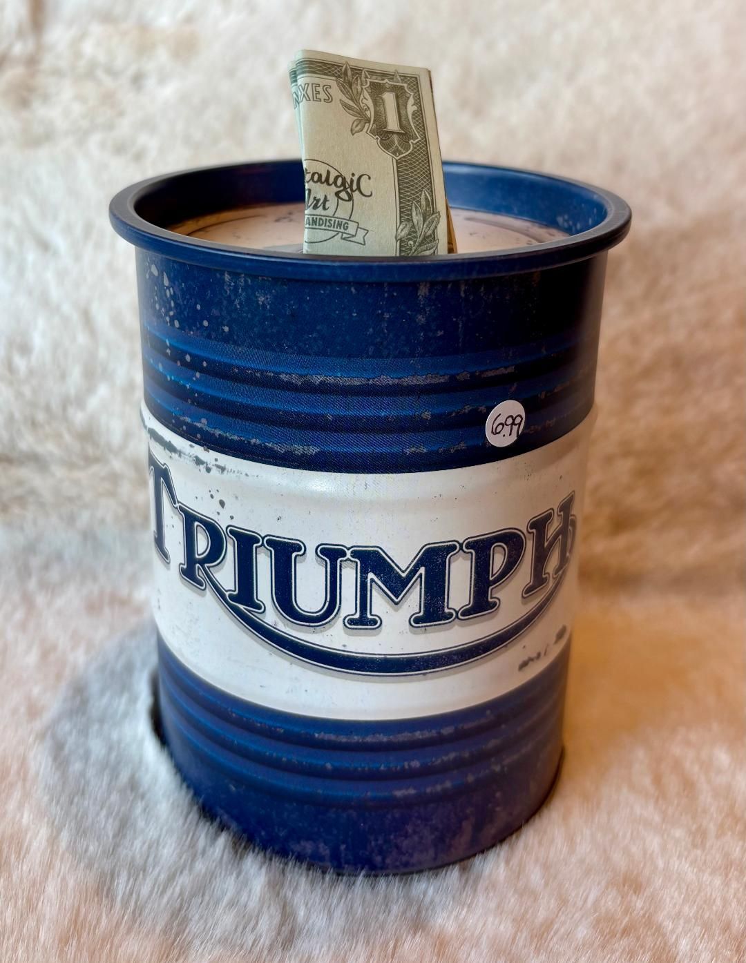 'Triumph' Money Tin