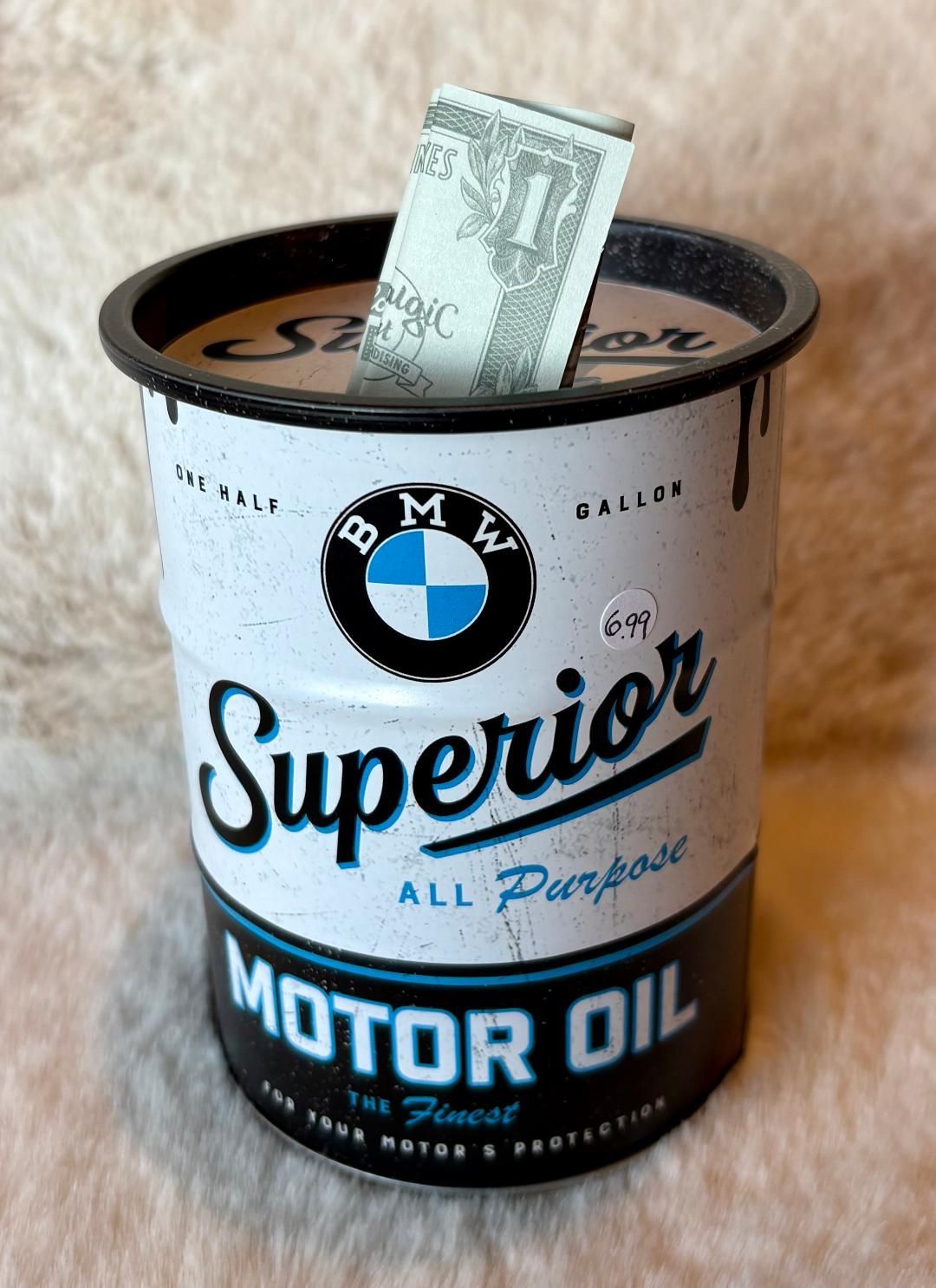 'BMW/Superior' Money Tin