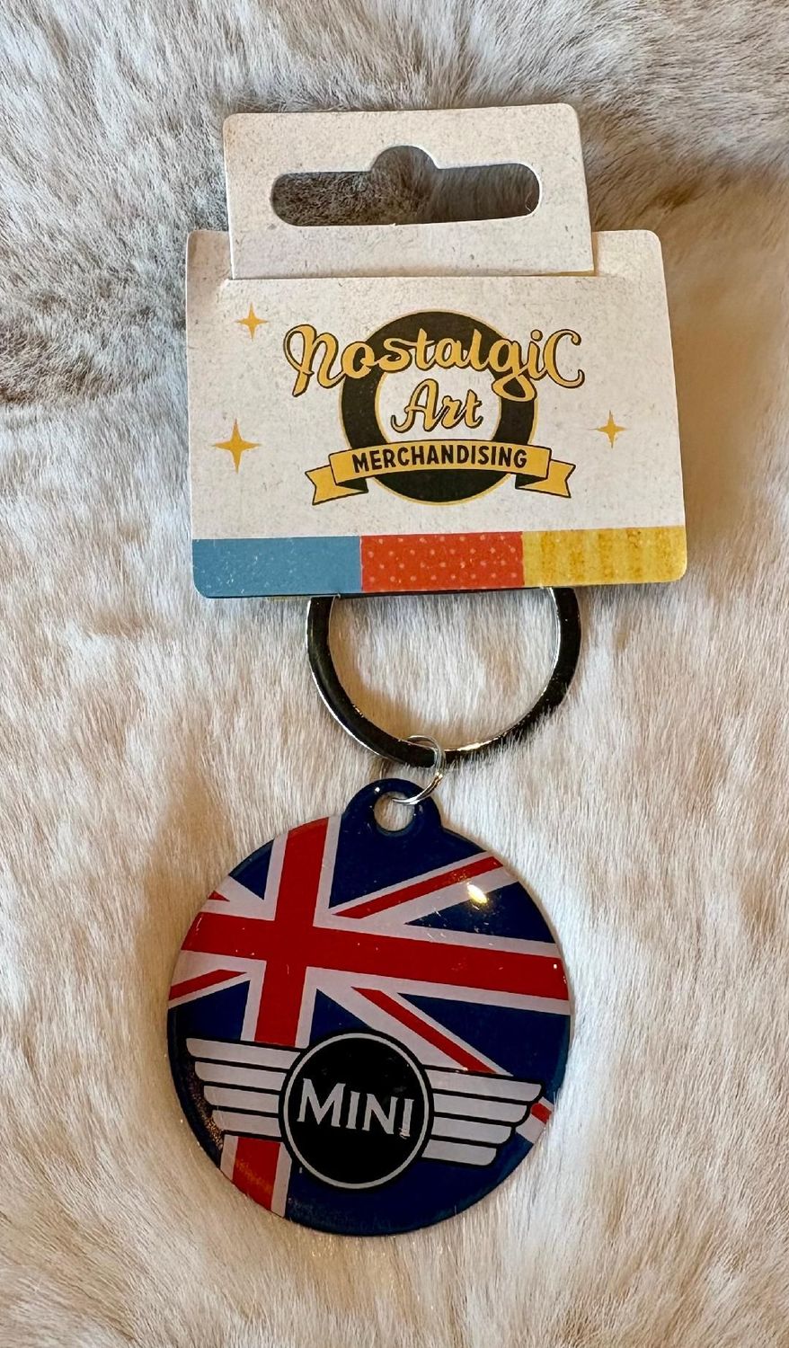 'Mini' Metal Keyring