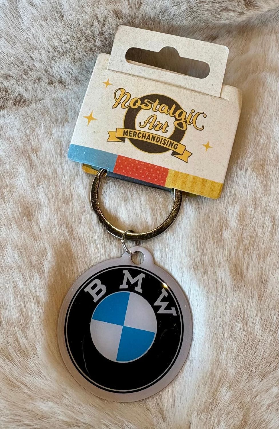 'BMW' Metal Keyring