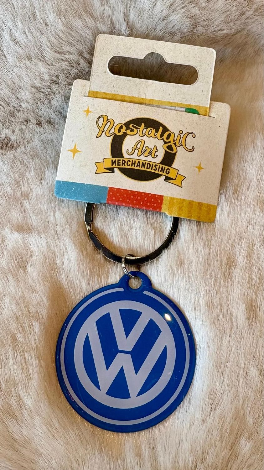 'VW' Metal Keyring