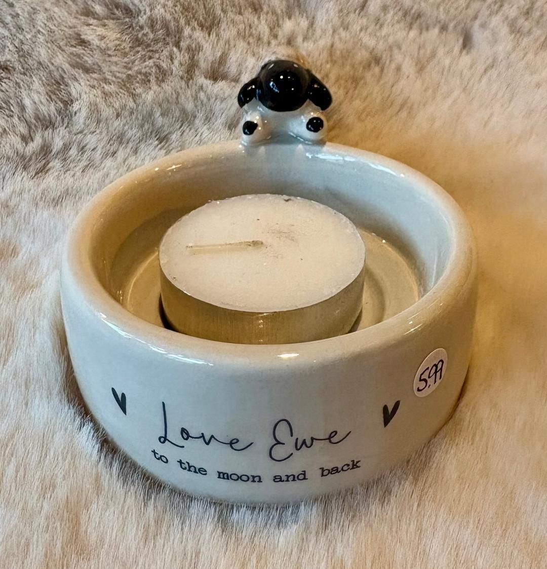 'Sheep' T.Light Holder