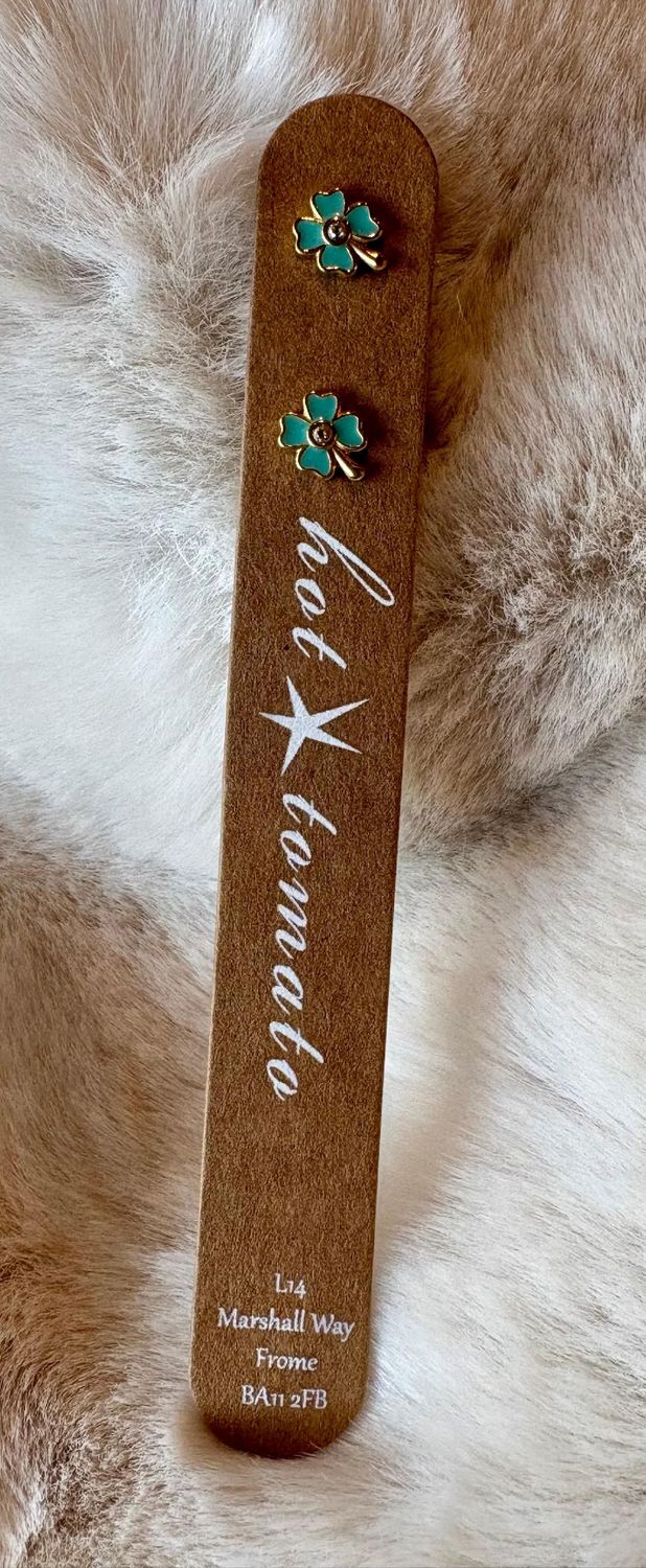 'Four Leaf Clover' Stud Earrings