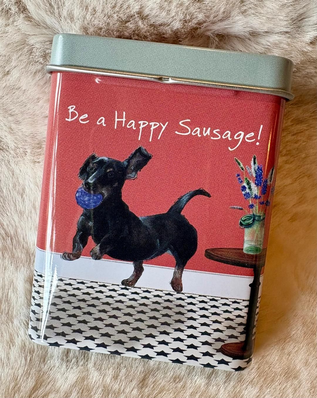 '..Happy Sausage' Treats Tin