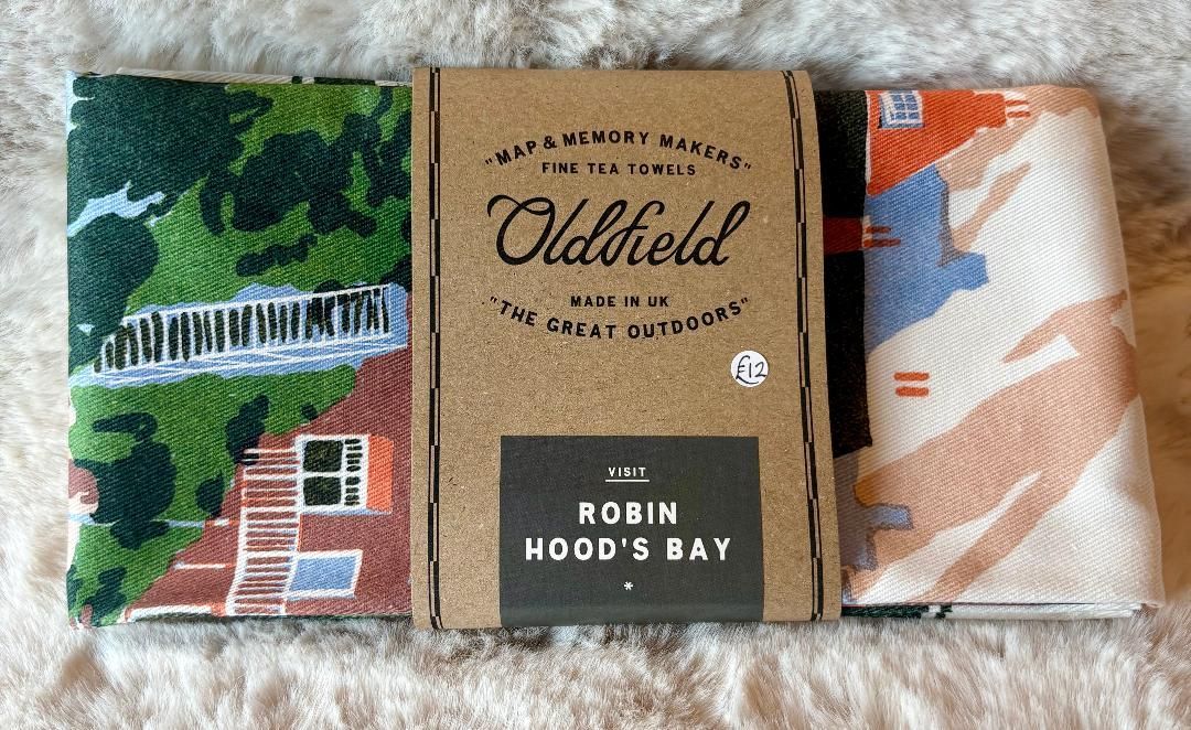 'Robin Hood's Bay' Tea Towel