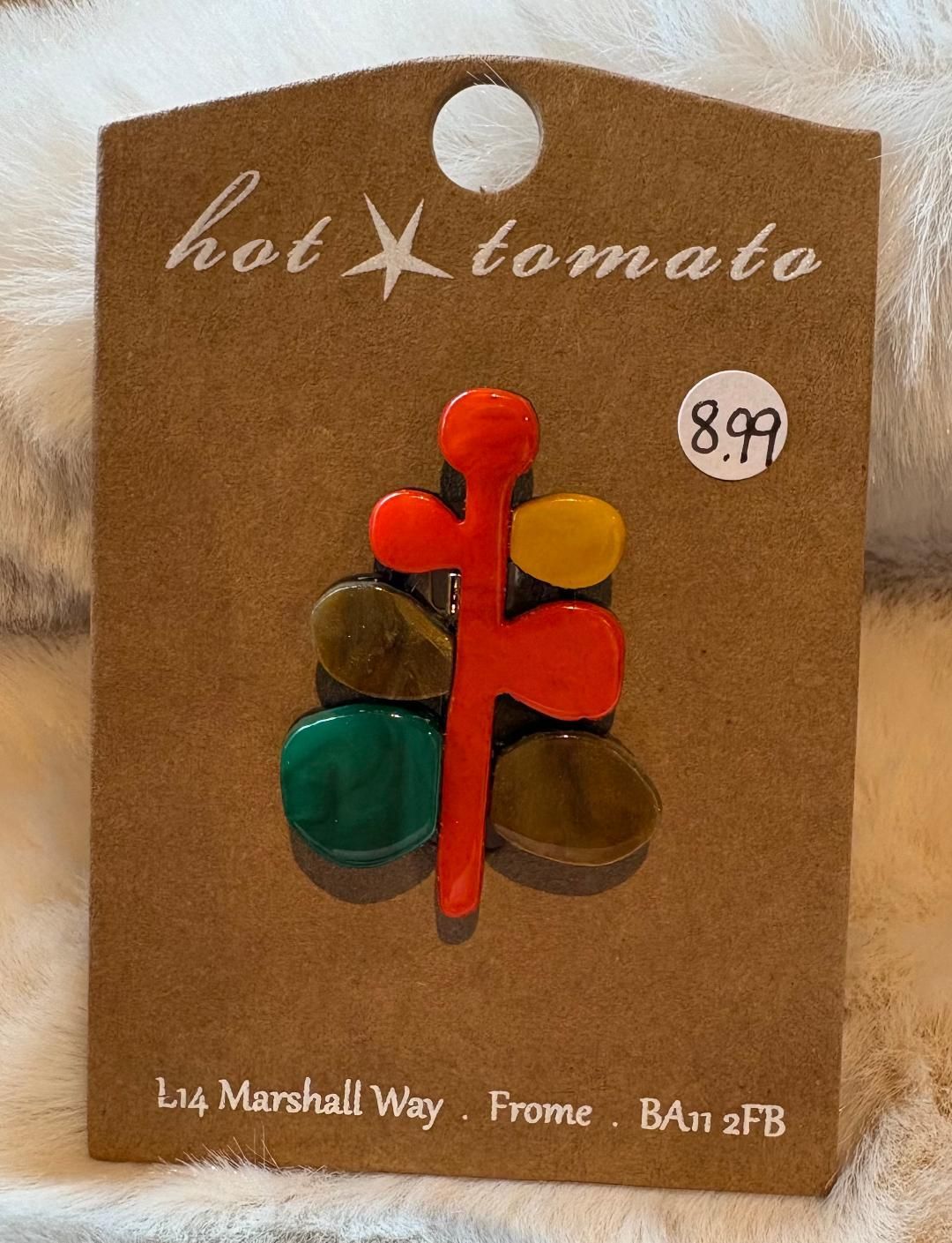 'Tree' Resin Brooch