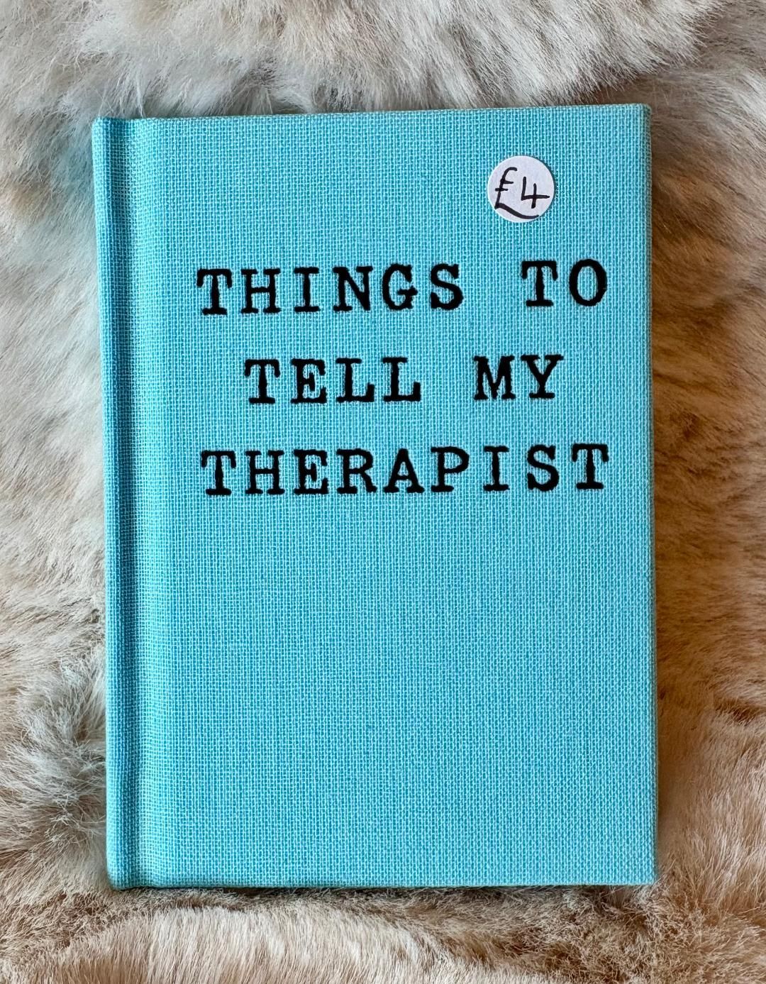 'Tell My Therapist' A7 Mini Notebook