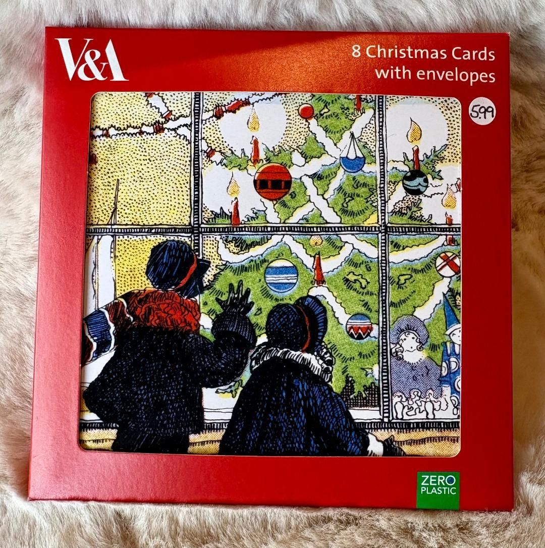 'Nostalgic Window' Pk8 Xmas Cards