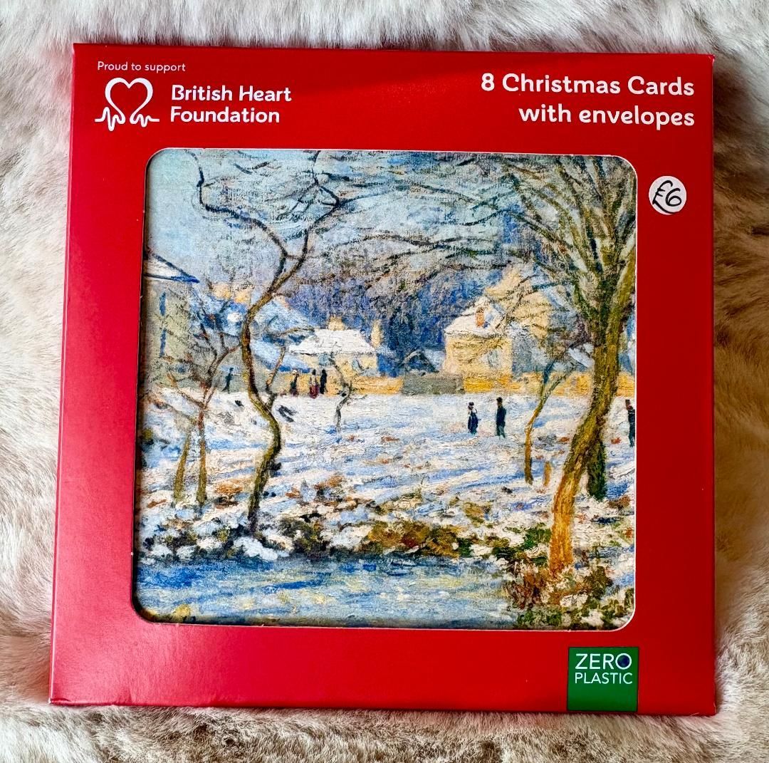 'Pond/Snow' Pk8 Xmas Cards