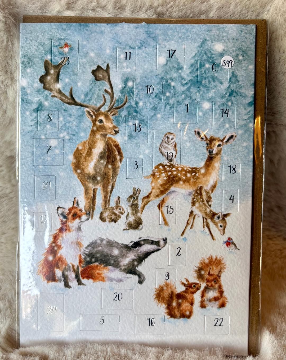 'Winter Wonderland' Advent Calendar Card