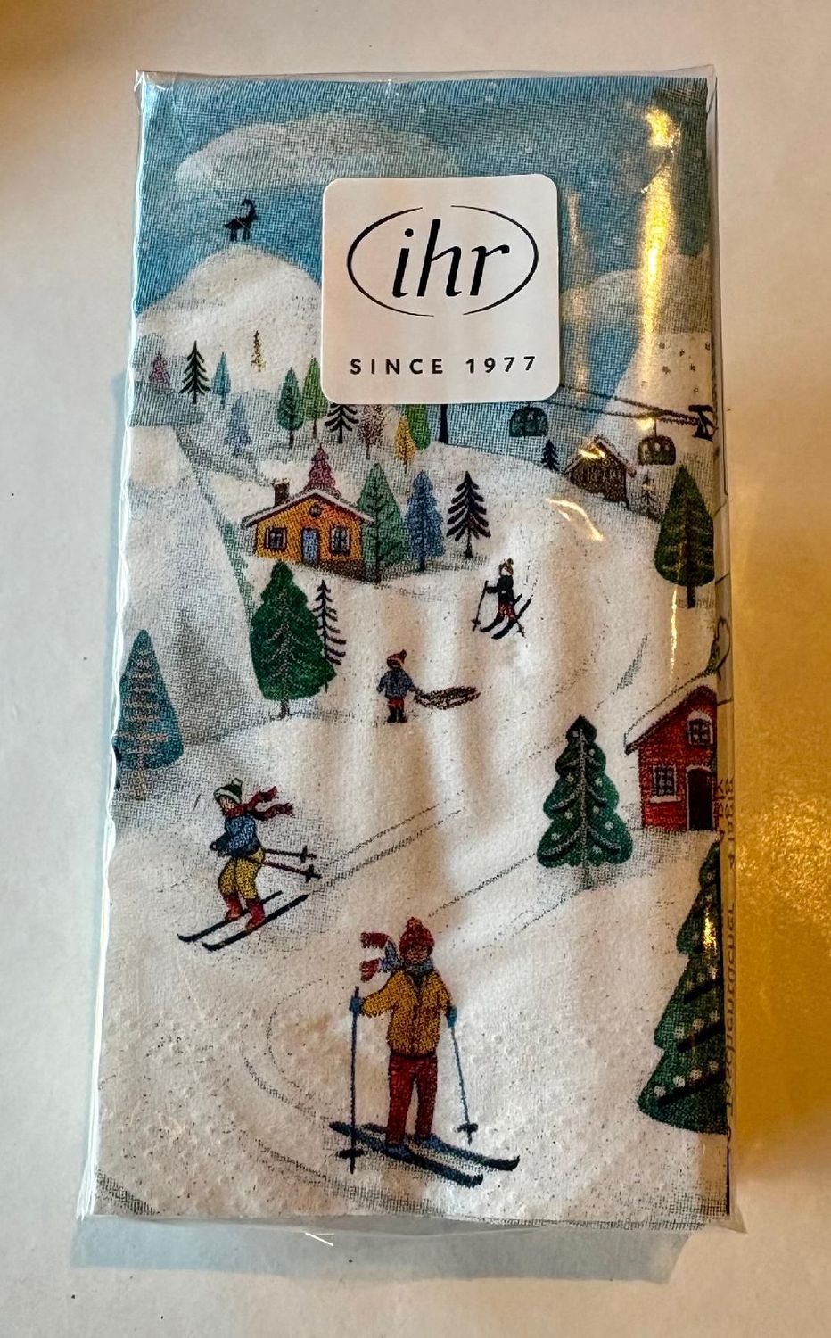 'Ski Slopes' Pocket Tissues