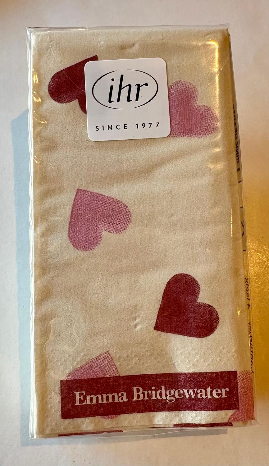 'Hearts' Pocket Tissues