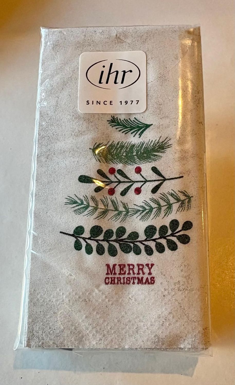 'Merry Christmas' Pocket Tissues