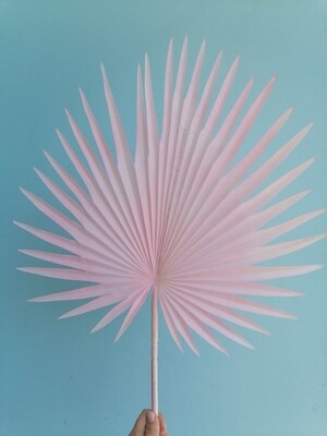 Palm leaf artificial pink