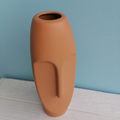 ​Ceramic vase face shape