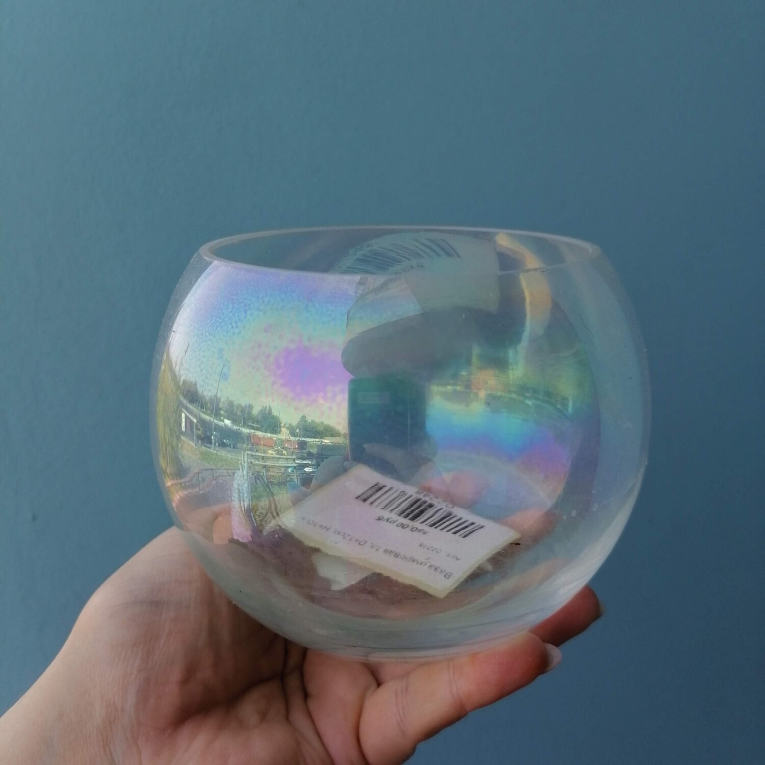 ​Ball glass vase