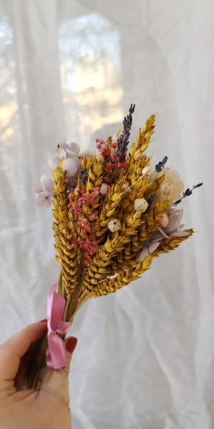 Dried flowers compliment bouquet # 4