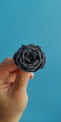 Роза серая 2,5-3см пионовидная стабилизированная
