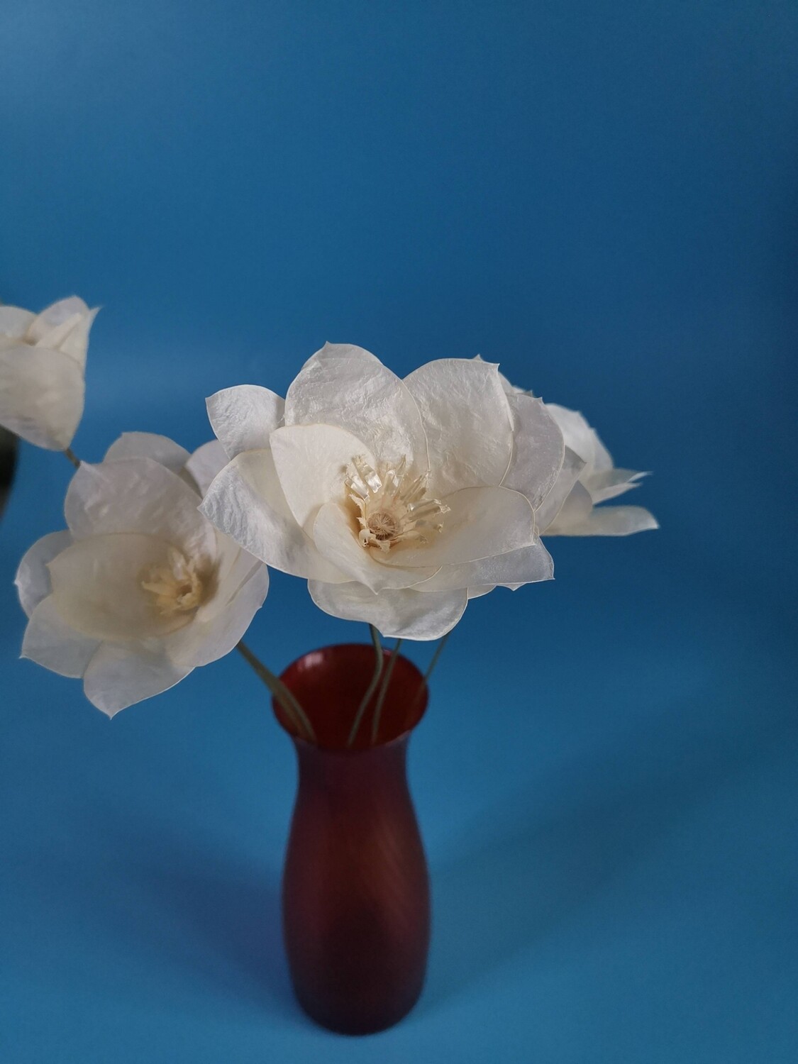 Цветок белый 5-7см ручной работы 