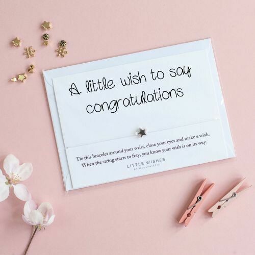 A Little Wish Bracelet Gift Congratulations