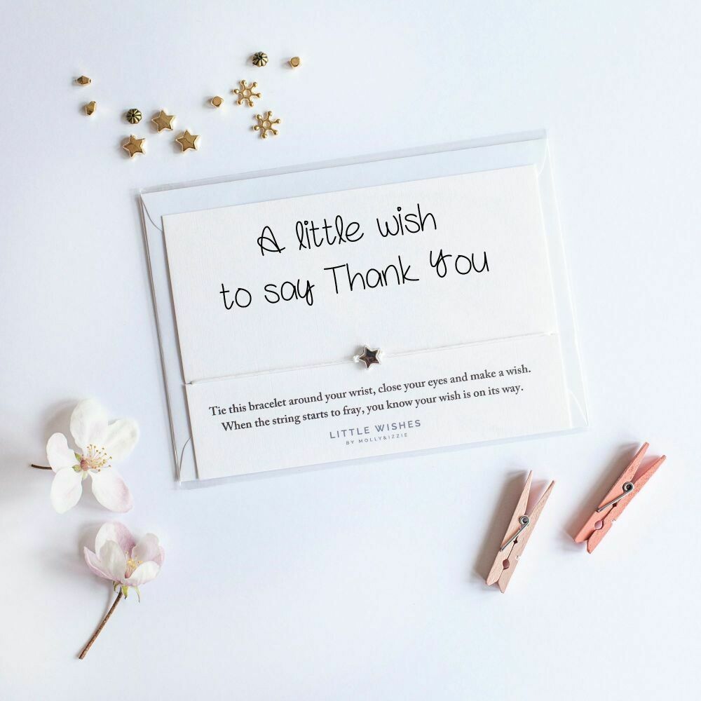 A Little Wish Bracelet Gift To Say Thank You