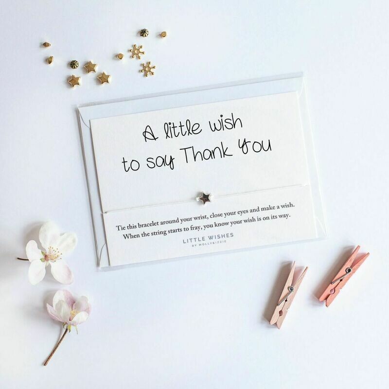A Little Wish Bracelet Gift To Say Thank You