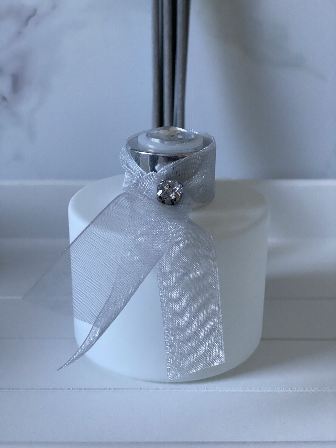 Baby Powder Matte White Circular reed diffuser 100ml