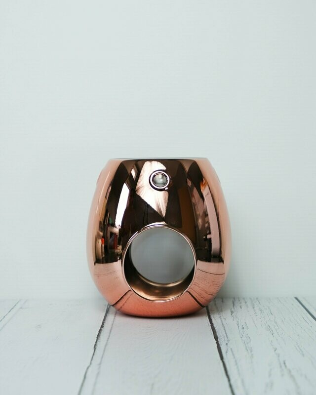 Wax Melt Burner Electroplated Rose Gold