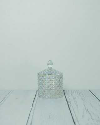 Baby Geo Candle : Pearlescent Clear