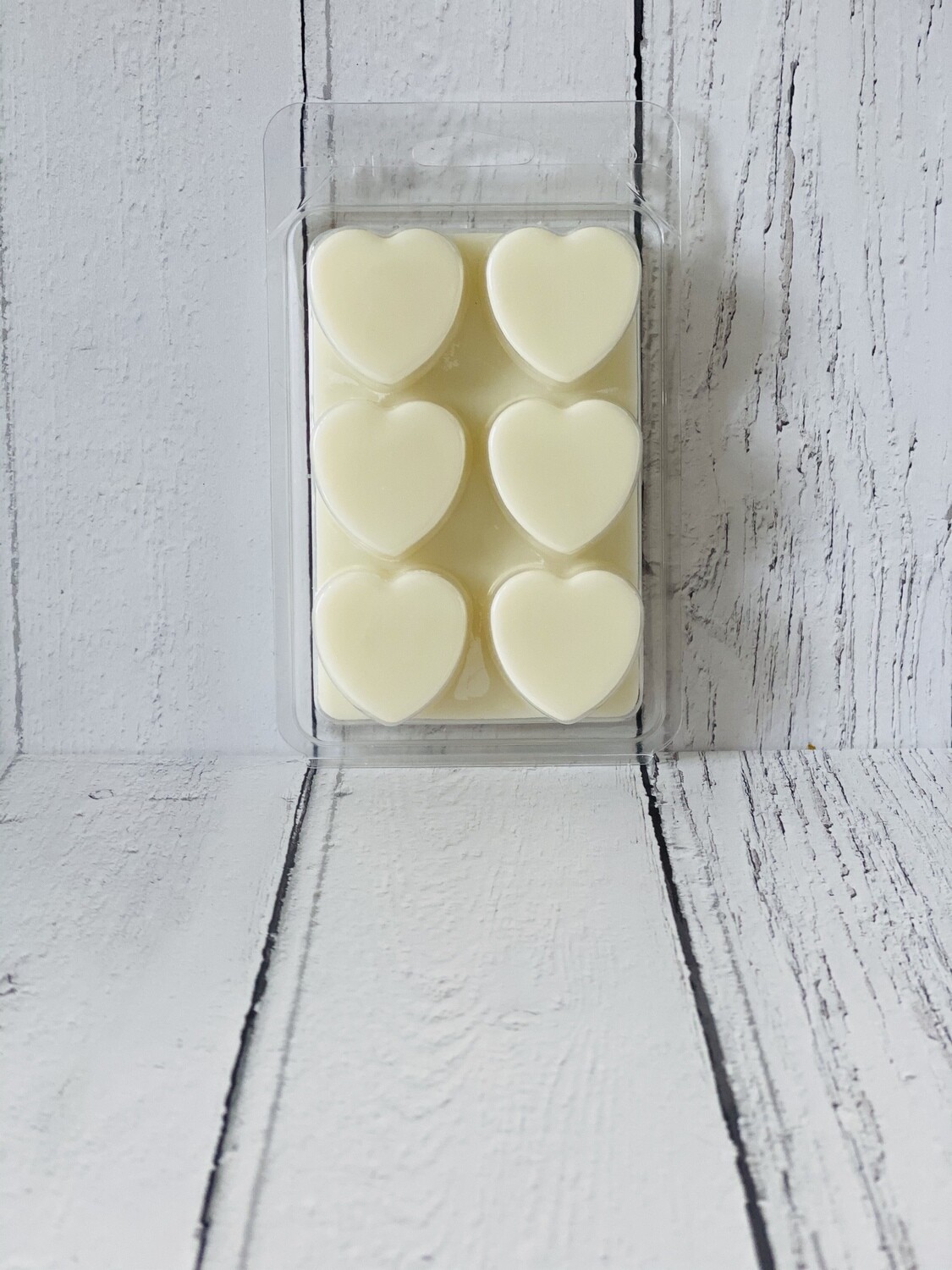 Wax melt clamshell Recycled packaging Hearts