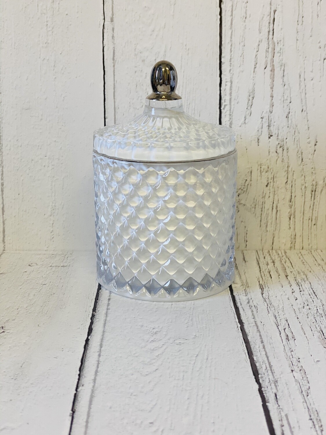 Original GEO Candle : Bohemian White/Silver