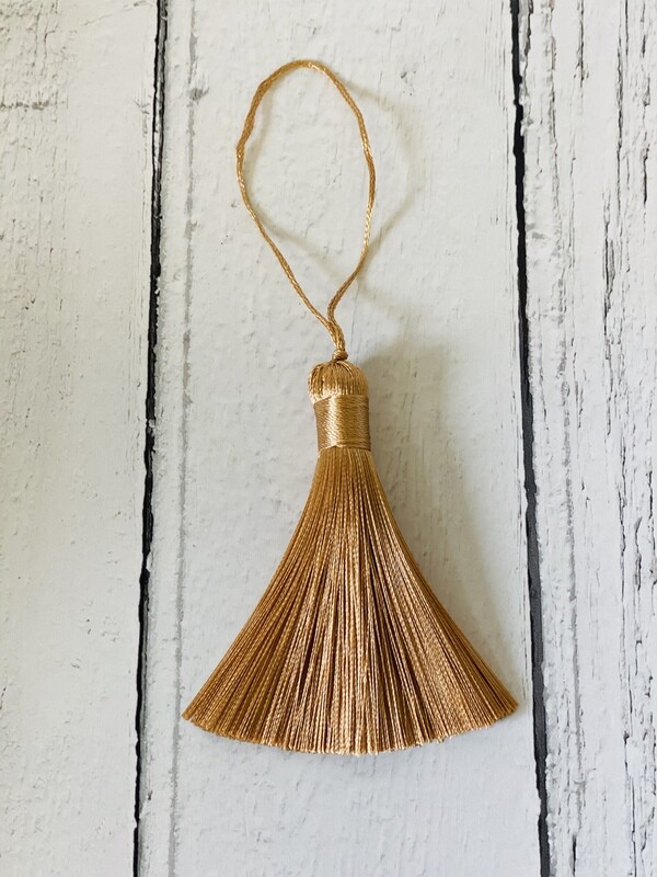 Tassel - Rose Gold Silk