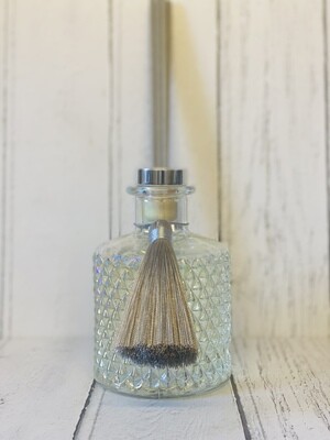 Bohemian GEO Diffuser Bottle : Pearlescent Clear