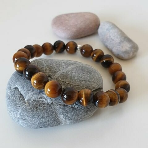 Bracelet oeil de tigre 8mm