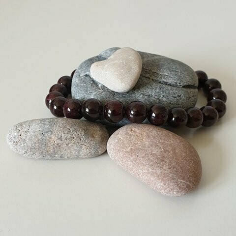 Bracelet grenat 8
