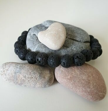 Bracelet pierre de lave 8