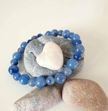 Bracelet aventurine bleue 6 et 8