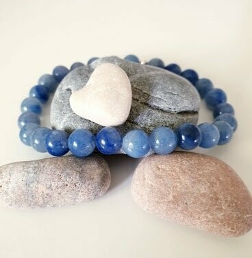 Bracelet aventurine bleue 8