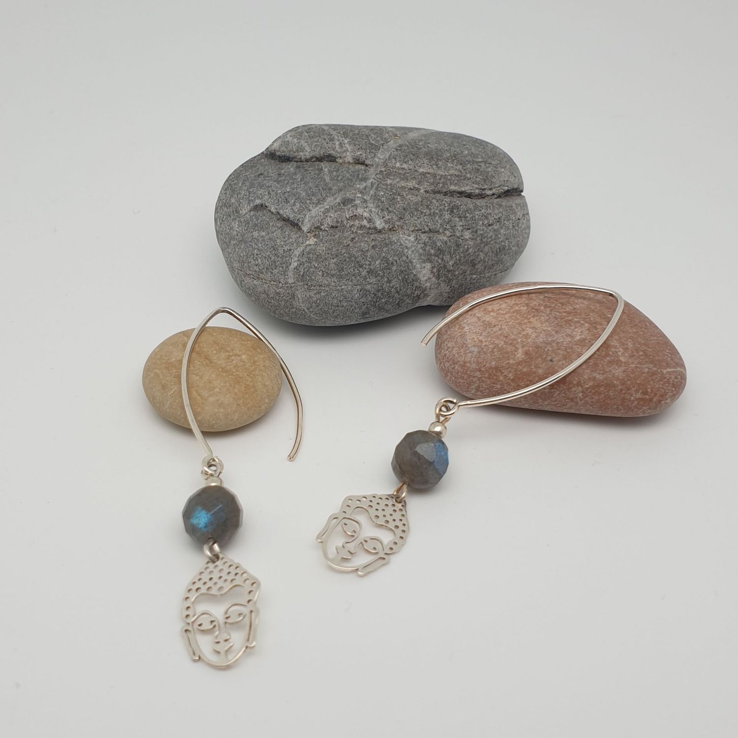 Boucles labradorite Bouddha