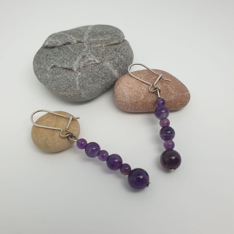 Boucles amethyste 6