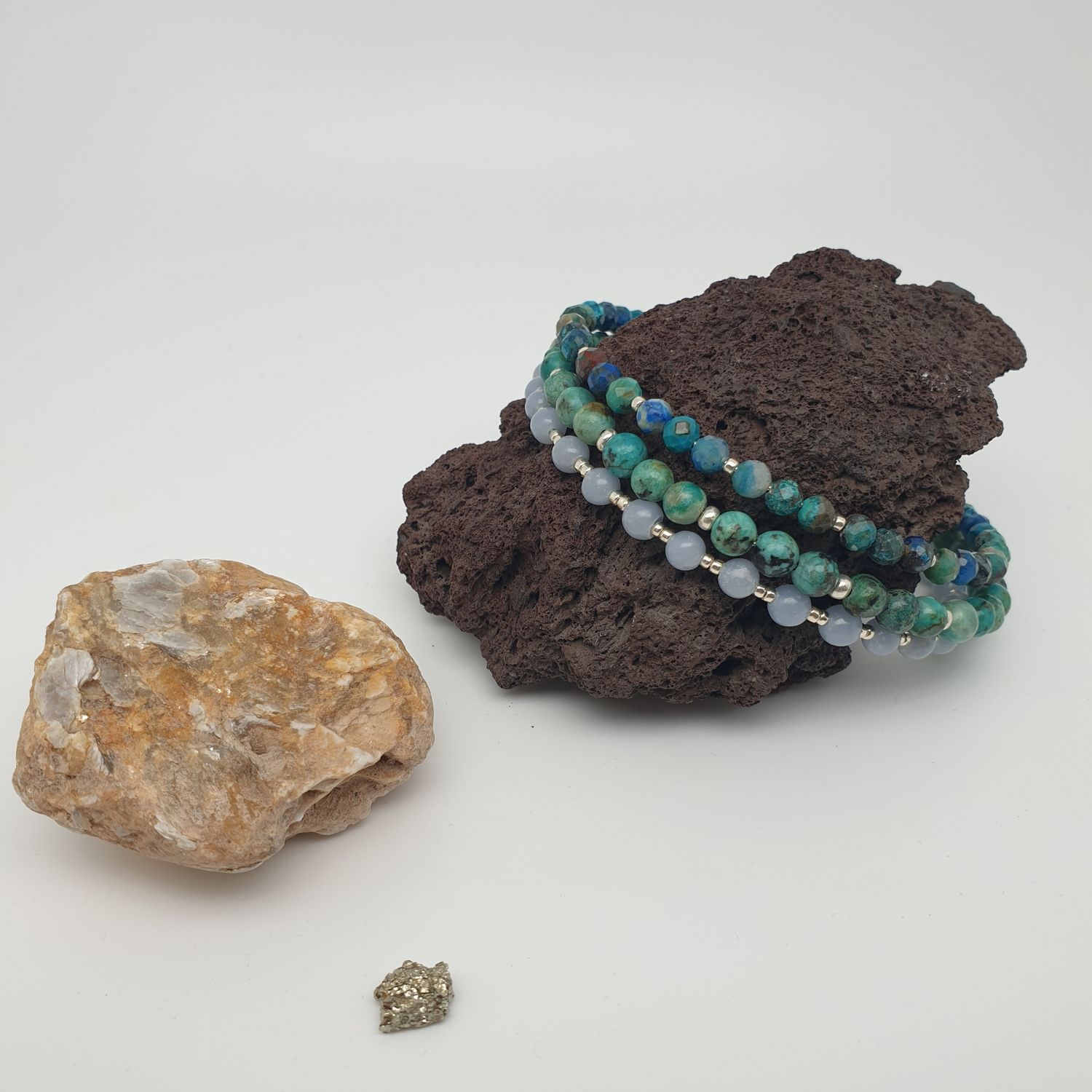 Bracelet multirang angélite 